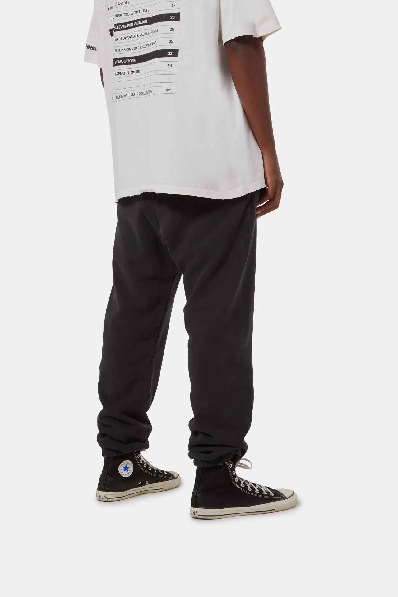 Gallery Dept. English Logo Sweat Pant English Basic Logo Sweat Pant Vintage Washed Trousers Washed Black S-XL ⚠️Note: The genuine product is not black and the color is navy blue. Don’t buy the wrong one!